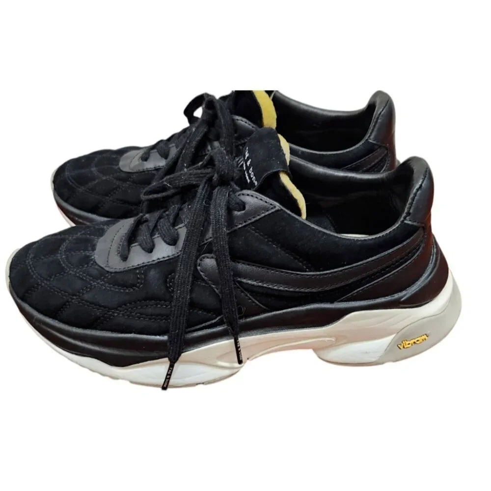 RAG & BONE Ortholite Legacy Runner Sneaker EU 37.5 US 7.5 Black